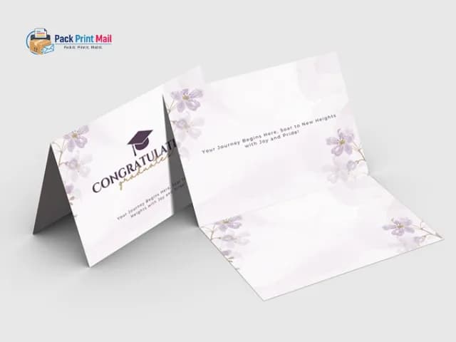 100lb Cover Linen Greeting Cards printed product preview from Pack Print Mail