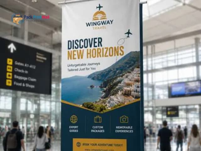 15oz Single Sided Blockout Banner printed product preview from Pack Print Mail