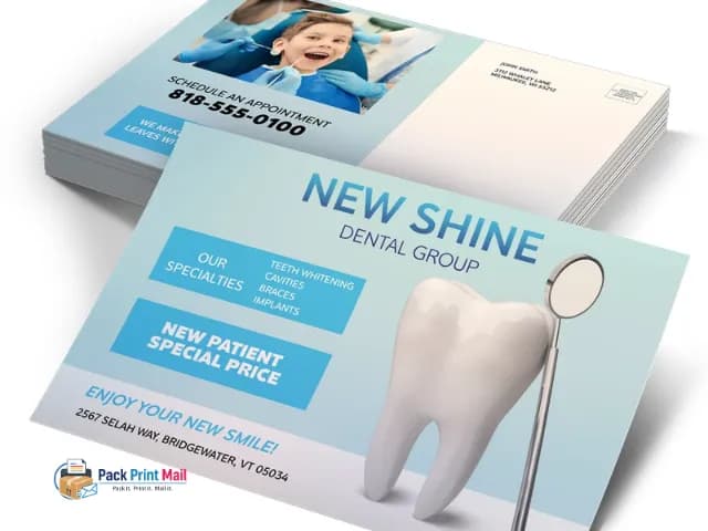 18pt Postcards printed product preview from Pack Print Mail