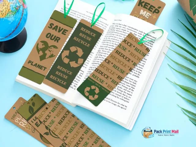 2.75x8.5 Bookmarks printed product preview from Pack Print Mail