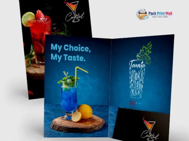 5.25x10.5 Presentation Folder printed product preview from Pack Print Mail