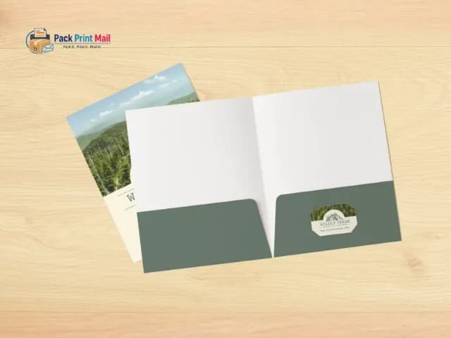 6x9 Presentation Folder printed product preview from Pack Print Mail