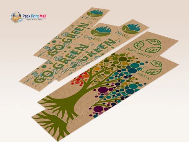 Akuafoil Bookmarks printed product preview from Pack Print Mail