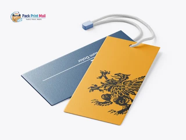 Akuafoil Hang Tags printed product preview from Pack Print Mail