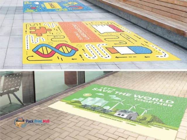 Aluminium Floor Graphics printed product preview from Pack Print Mail
