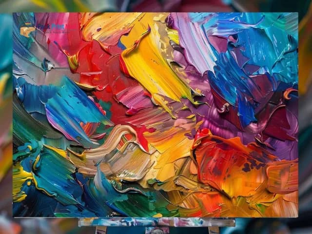 Artist Canvas printed product preview from Pack Print Mail