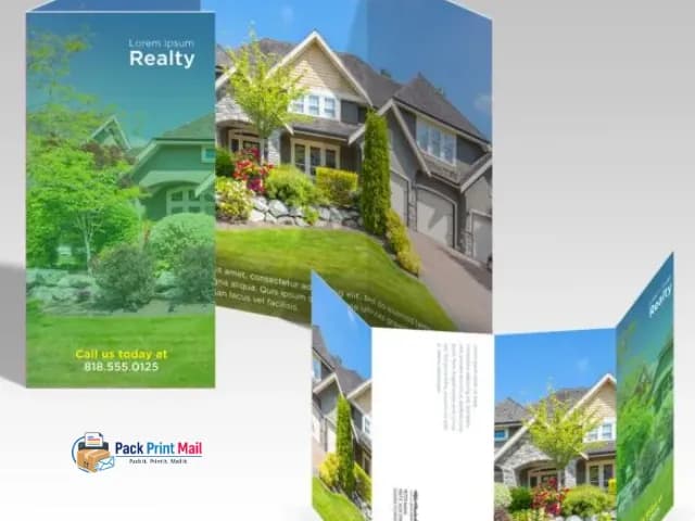 Direct Mail Specialty Folds Flyers and Brochures printed product preview from Pack Print Mail
