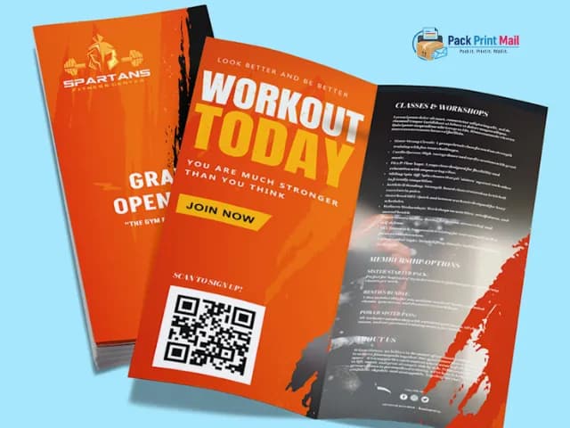 Direct Mail Tri Fold Flyers and Brochures printed product preview from Pack Print Mail