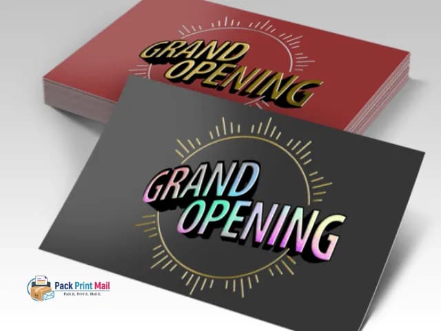 Dual Raised Postcards printed product preview from Pack Print Mail