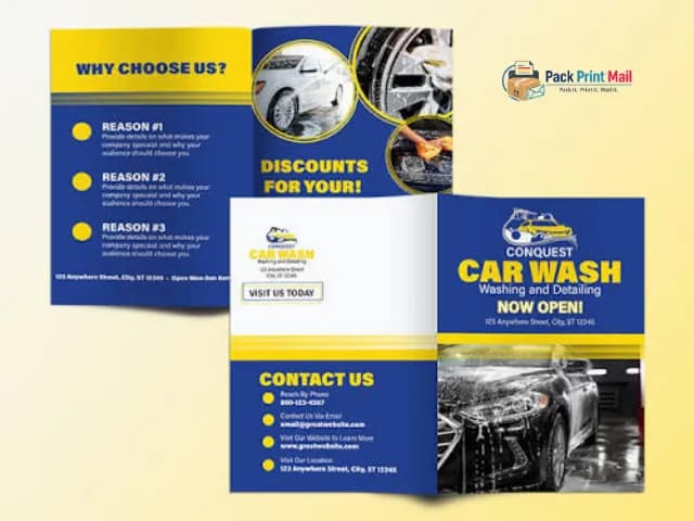 EDDM Full Service - Half Folds printed product preview from Pack Print Mail