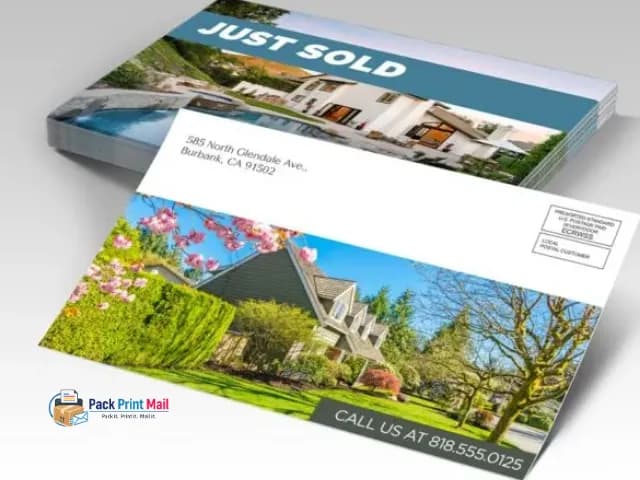 EDDM Postcards Print Only printed product preview from Pack Print Mail