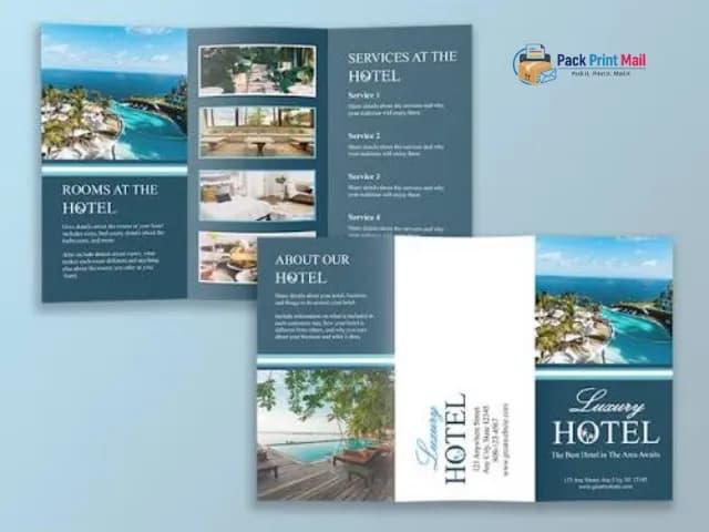 EDDM Tri Fold Print Only printed product preview from Pack Print Mail