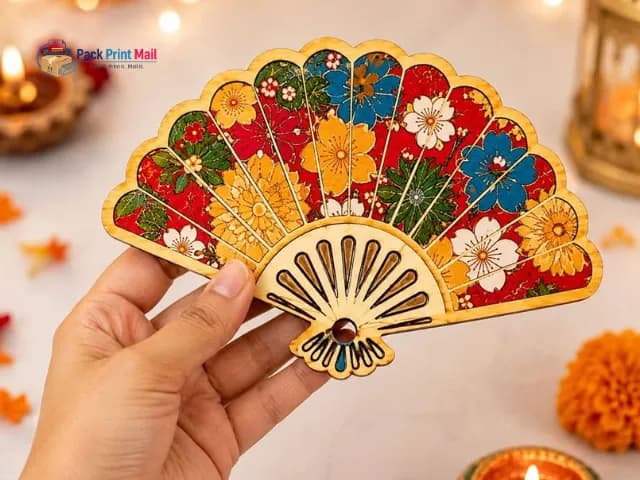 Fan Cutout printed product preview from Pack Print Mail