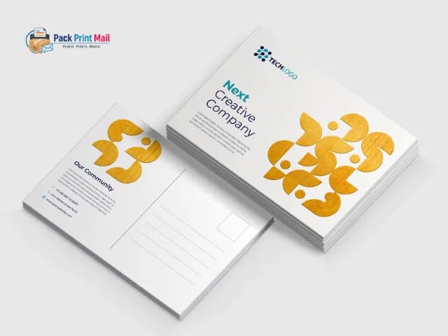 Foil Worx Postcards printed product preview from Pack Print Mail