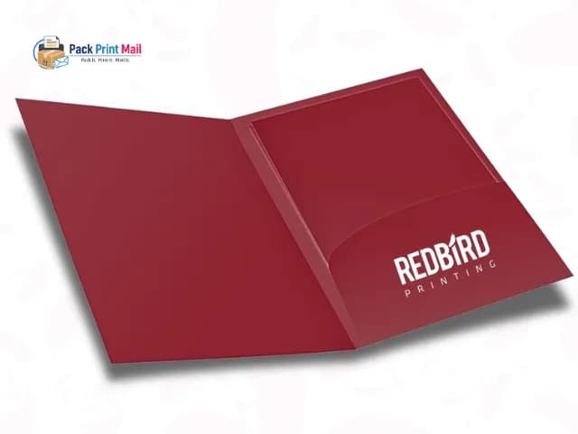 Glue Less 9x12 Presentation Folder printed product preview from Pack Print Mail