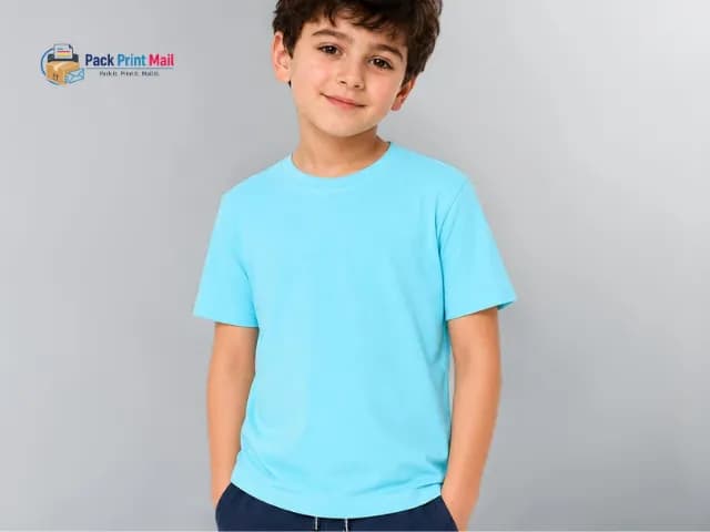 Kids Short Sleeve T-Shirts printed product preview from Pack Print Mail