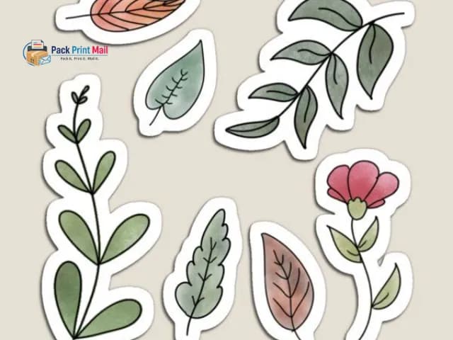 Leaf Stickers printed product preview from Pack Print Mail