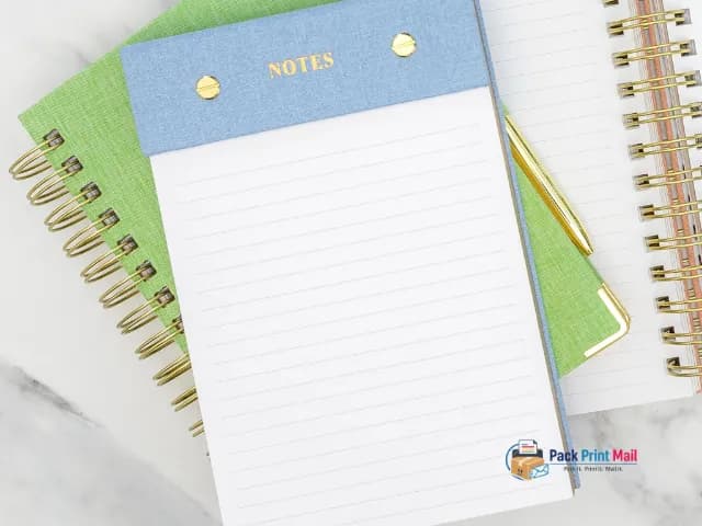Linen Notepads printed product preview from Pack Print Mail