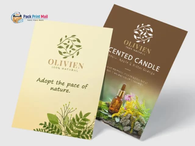 Natural Announcement Cards printed product preview from Pack Print Mail