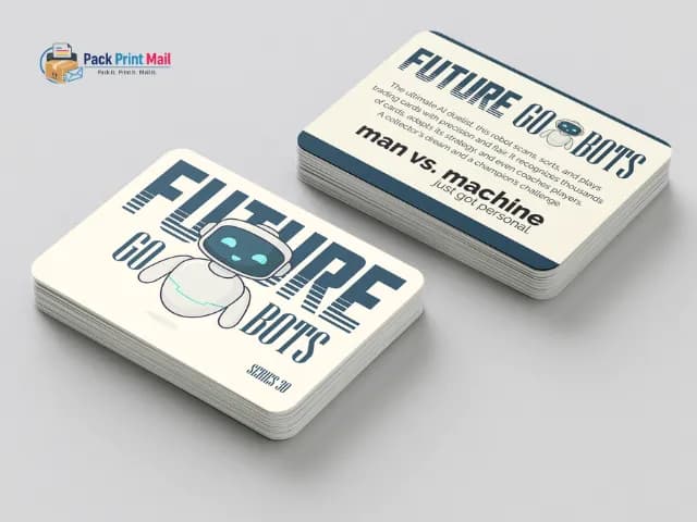 Natural Trading Cards printed product preview from Pack Print Mail