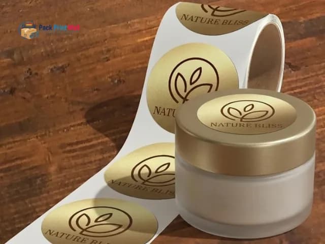 Oval Roll Labels printed product preview from Pack Print Mail