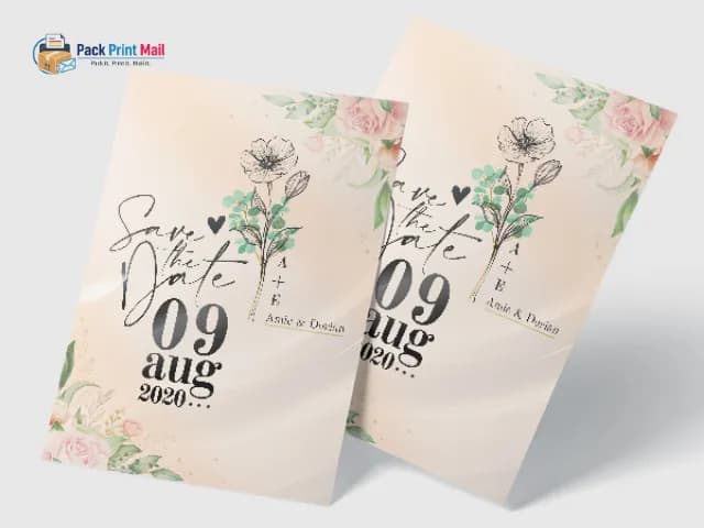 Pearl Announcement Cards printed product preview from Pack Print Mail