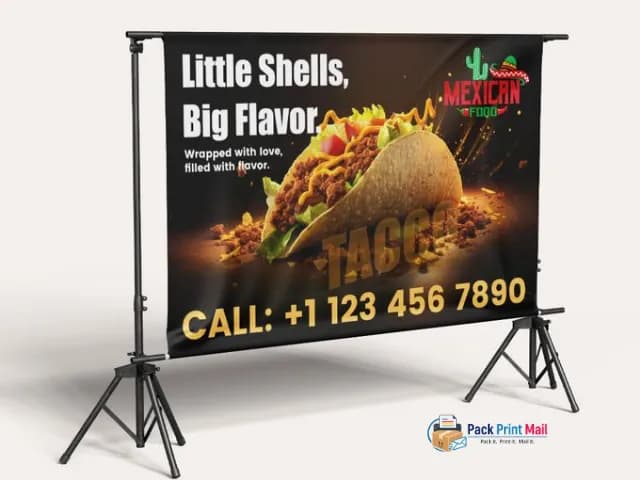 Scrim Vinyl Banners printed product preview from Pack Print Mail