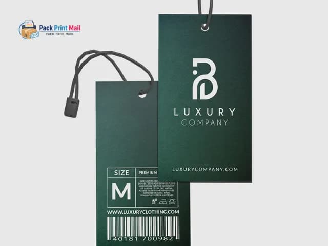Silk Hang Tags printed product preview from Pack Print Mail