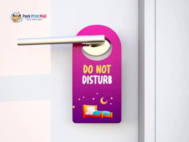 Standard Door Hangers printed product preview from Pack Print Mail