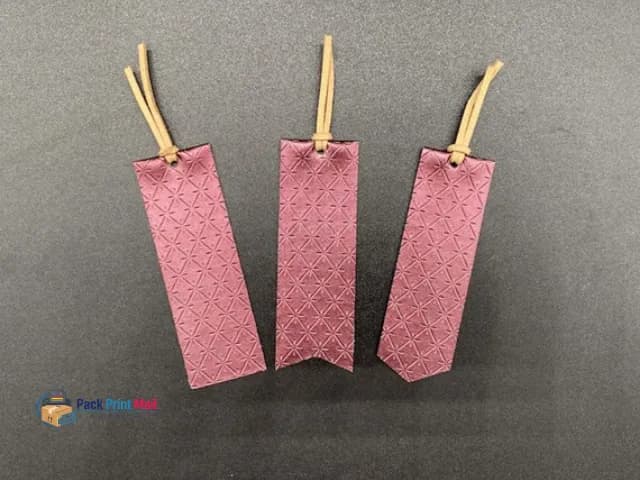 Suede Bookmarks printed product preview from Pack Print Mail