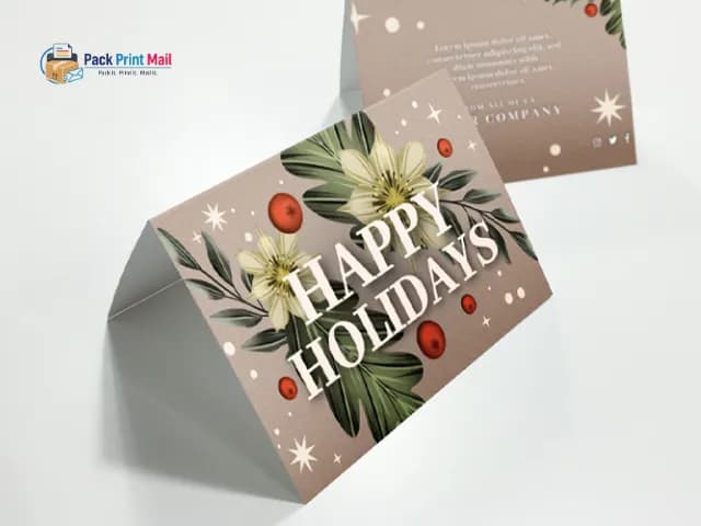 Suede Greeting Cards printed product preview from Pack Print Mail