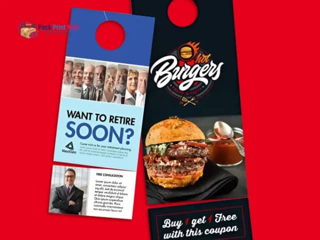 Tearoff Door Hangers printed product preview from Pack Print Mail