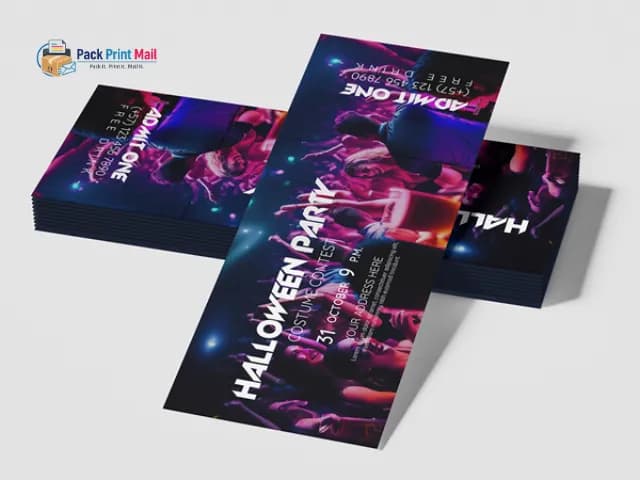 Variable Numbering Event Tickets printed product preview from Pack Print Mail