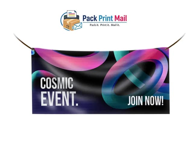 13 oz Matte Vinyl Banners printed product preview from Pack Print Mail