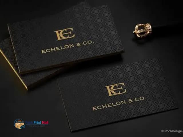 Black Edge Business Cards printed product preview from Pack Print Mail