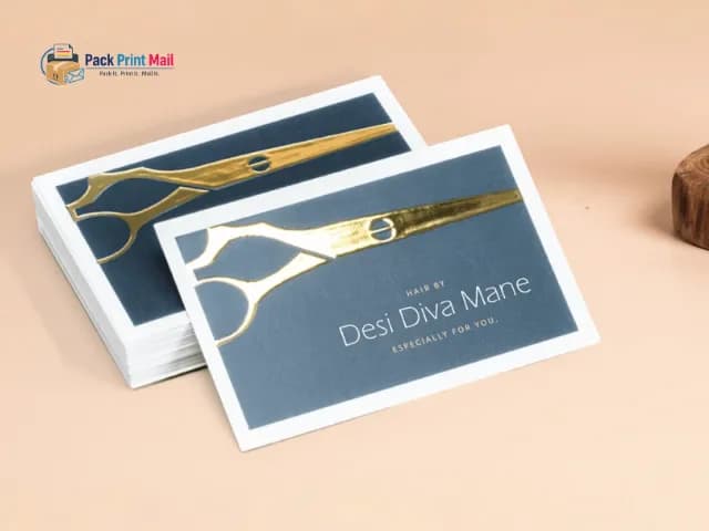 Foil Worx Business Cards printed product preview from Pack Print Mail
