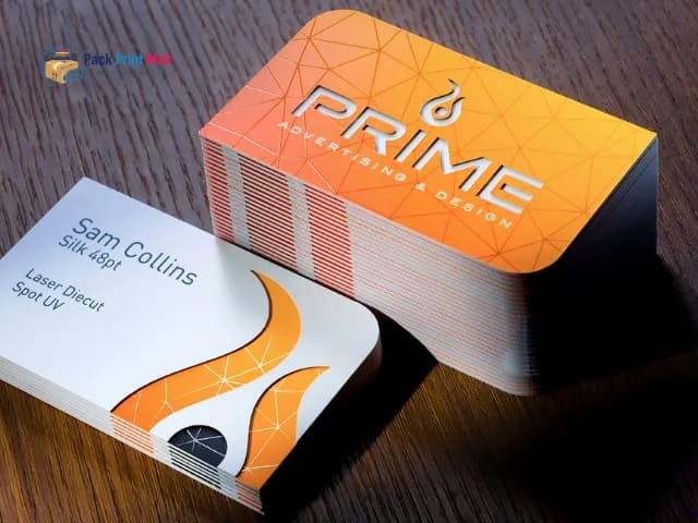 Silk Business Cards printed product preview from Pack Print Mail