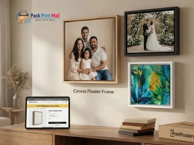Canvas Prints printed product preview from Pack Print Mail