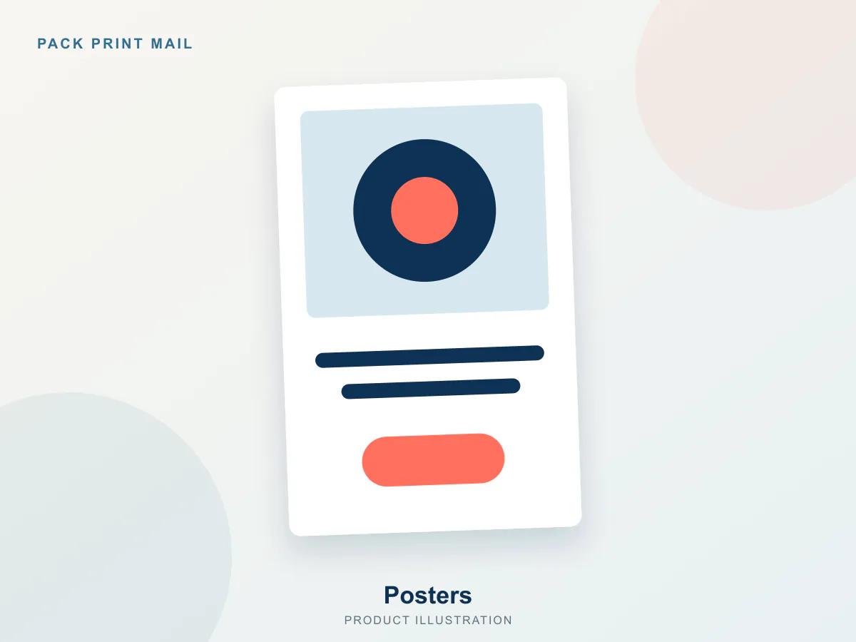 Rolled Artist Canvas printed product preview from Pack Print Mail