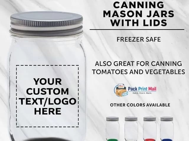Mason Jars printed product preview from Pack Print Mail