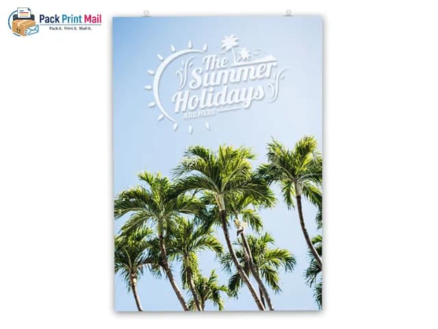 Posters printed product preview from Pack Print Mail