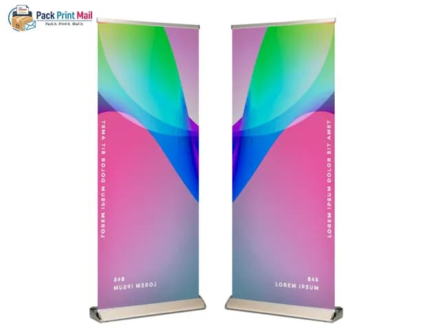 Retractable Banners printed product preview from Pack Print Mail