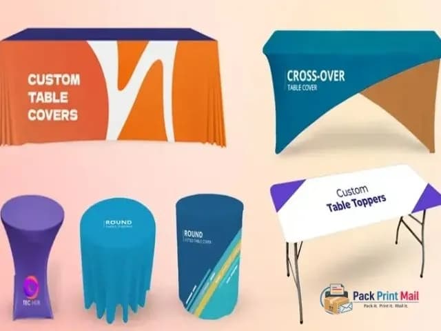 Table Covers printed product preview from Pack Print Mail