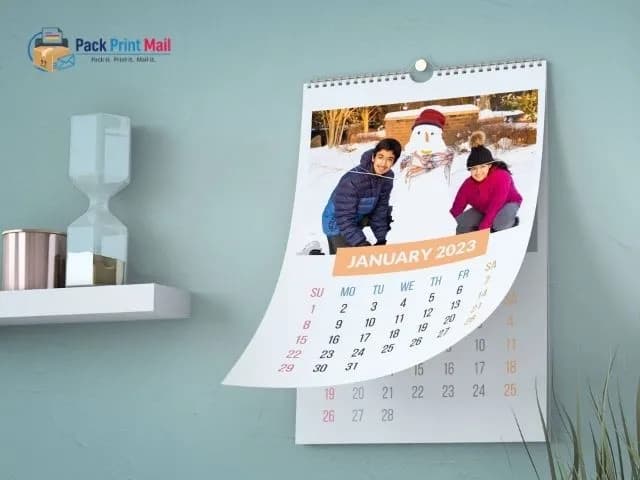Wall Calendars printed product preview from Pack Print Mail