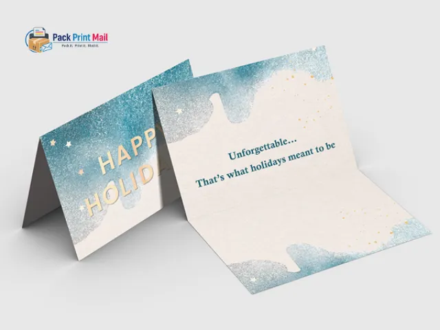 100lb Gloss Cover Greeting Cards printed product preview from Pack Print Mail