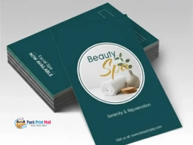 100lb Gloss Cover Postcards printed product preview from Pack Print Mail