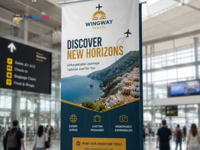 15oz Single Sided Blockout Banner printed product preview from Pack Print Mail