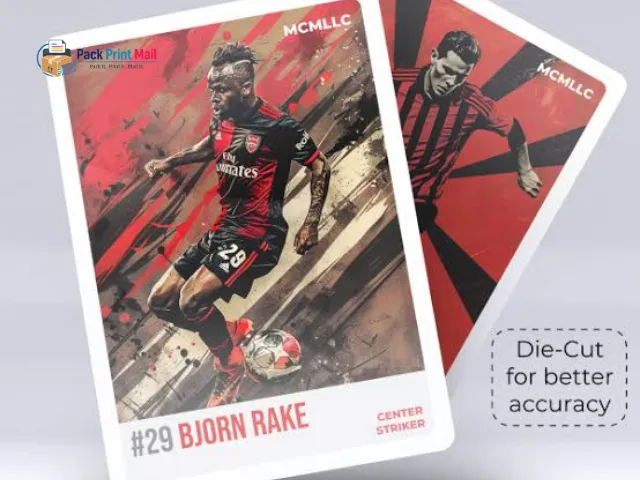 16pt Trading Cards printed product preview from Pack Print Mail