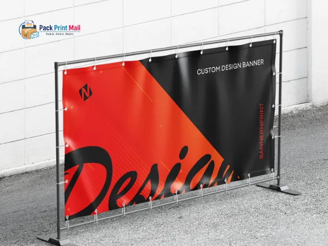 18oz Single Sided Blockout Banner printed product preview from Pack Print Mail