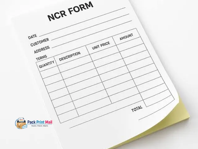 2-part NCR Form Pads w Wraparound Cover printed product preview from Pack Print Mail
